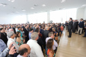 O governador Carlos Massa Ratinho Junior deu posse, em cerimônia no Palácio Iguaçu, ao secretário de Estado do Desenvolvimento Sustentável e Turismo, Marcio Nunes, e aos presidentes das autarquias vinculadas à pasta. Foram empossados os presidentes do Instituto Água e Terra, Everton Souza; do Simepar, Eduardo Alvin; da Paraná Desenvolvimento, Eduardo Bekin; e da Paraná Turismo, João Jacob Mehl. - Curitiba, 12/02/2019 - Foto: José Fernando Ogura/ANPr