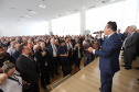 O governador Carlos Massa Ratinho Junior deu posse, em cerimônia no Palácio Iguaçu, ao secretário de Estado do Desenvolvimento Sustentável e Turismo, Marcio Nunes, e aos presidentes das autarquias vinculadas à pasta. Foram empossados os presidentes do Instituto Água e Terra, Everton Souza; do Simepar, Eduardo Alvin; da Paraná Desenvolvimento, Eduardo Bekin; e da Paraná Turismo, João Jacob Mehl. - Curitiba, 12/02/2019 - Foto: José Fernando Ogura/ANPr