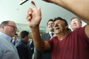 O governador Carlos Massa Ratinho Junior deu posse, em cerimônia no Palácio Iguaçu, ao secretário de Estado do Desenvolvimento Sustentável e Turismo, Marcio Nunes, e aos presidentes das autarquias vinculadas à pasta. Foram empossados os presidentes do Instituto Água e Terra, Everton Souza; do Simepar, Eduardo Alvin; da Paraná Desenvolvimento, Eduardo Bekin; e da Paraná Turismo, João Jacob Mehl. - Curitiba, 12/02/2019 - Foto: Rodrigo Félix Leal/ANPr