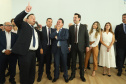 O governador Carlos Massa Ratinho Junior deu posse, em cerimônia no Palácio Iguaçu, ao secretário de Estado do Desenvolvimento Sustentável e Turismo, Marcio Nunes, e aos presidentes das autarquias vinculadas à pasta. Foram empossados os presidentes do Instituto Água e Terra, Everton Souza; do Simepar, Eduardo Alvin; da Paraná Desenvolvimento, Eduardo Bekin; e da Paraná Turismo, João Jacob Mehl. - Curitiba, 12/02/2019 - Foto: Rodrigo Félix Leal/ANPr