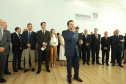 O governador Carlos Massa Ratinho Junior deu posse, em cerimônia no Palácio Iguaçu, ao secretário de Estado do Desenvolvimento Sustentável e Turismo, Marcio Nunes, e aos presidentes das autarquias vinculadas à pasta. Foram empossados os presidentes do Instituto Água e Terra, Everton Souza; do Simepar, Eduardo Alvin; da Paraná Desenvolvimento, Eduardo Bekin; e da Paraná Turismo, João Jacob Mehl. - Curitiba, 12/02/2019 - Foto: Rodrigo Félix Leal/ANPr