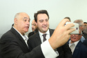 O governador Carlos Massa Ratinho Junior deu posse, em cerimônia no Palácio Iguaçu, ao secretário de Estado do Desenvolvimento Sustentável e Turismo, Marcio Nunes, e aos presidentes das autarquias vinculadas à pasta. Foram empossados os presidentes do Instituto Água e Terra, Everton Souza; do Simepar, Eduardo Alvin; da Paraná Desenvolvimento, Eduardo Bekin; e da Paraná Turismo, João Jacob Mehl. - Curitiba, 12/02/2019 - Foto: Rodrigo Félix Leal/ANPr