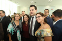 O governador Carlos Massa Ratinho Junior deu posse, em cerimônia no Palácio Iguaçu, ao secretário de Estado do Desenvolvimento Sustentável e Turismo, Marcio Nunes, e aos presidentes das autarquias vinculadas à pasta. Foram empossados os presidentes do Instituto Água e Terra, Everton Souza; do Simepar, Eduardo Alvin; da Paraná Desenvolvimento, Eduardo Bekin; e da Paraná Turismo, João Jacob Mehl. - Curitiba, 12/02/2019 - Foto: Rodrigo Félix Leal/ANPr