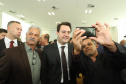 O governador Carlos Massa Ratinho Junior deu posse, em cerimônia no Palácio Iguaçu, ao secretário de Estado do Desenvolvimento Sustentável e Turismo, Marcio Nunes, e aos presidentes das autarquias vinculadas à pasta. Foram empossados os presidentes do Instituto Água e Terra, Everton Souza; do Simepar, Eduardo Alvin; da Paraná Desenvolvimento, Eduardo Bekin; e da Paraná Turismo, João Jacob Mehl. - Curitiba, 12/02/2019 - Foto: Rodrigo Félix Leal/ANPr