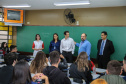 O secretário de Educação Renato Feder em visita na Escola Estadual São Cristóvão no início do ano letivo. Curitiba, 14/02/2019 -  Foto: Geraldo Bubniak/ANPr