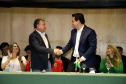 Governador Carlos Massa Ratinho Júnior dá posse ao secretário do Desenvolvimento Urbano e de Obras Públicas, João Carlos Ortega  -  Curitiba, 14/02/2019  -  Foto: José Fernando Ogura/ANPr