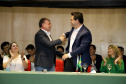 Governador Carlos Massa Ratinho Júnior dá posse ao secretário do Desenvolvimento Urbano e de Obras Públicas, João Carlos Ortega  -  Curitiba, 14/02/2019  -  Foto: José Fernando Ogura/ANPr