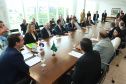 Governador Carlos Massa Ratinho Júnior recebe comitiva do Governo do Paraguai  -  Curitiba, 14/02/2019  -  Foto: Rodrigo Félix Leal/ANPr