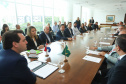 Governador Carlos Massa Ratinho Júnior recebe comitiva do Governo do Paraguai  -  Curitiba, 14/02/2019  -  Foto: Rodrigo Félix Leal/ANPr
