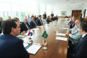 Governador Carlos Massa Ratinho Júnior recebe comitiva do Governo do Paraguai  -  Curitiba, 14/02/2019  -  Foto: Rodrigo Félix Leal/ANPr