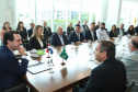 Governador Carlos Massa Ratinho Júnior recebe comitiva do Governo do Paraguai  -  Curitiba, 14/02/2019  -  Foto: Rodrigo Félix Leal/ANPr