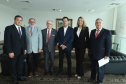 Governador Carlos Massa Ratinho Júnior recebe comitiva do Governo do Paraguai  -  Curitiba, 14/02/2019  -  Foto: Rodrigo Félix Leal/ANPr