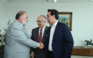 Governador Carlos Massa Ratinho Júnior recebe comitiva do Governo do Paraguai  -  Curitiba, 14/02/2019  -  Foto: Rodrigo Félix Leal/ANPr