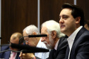Reunião de secretariado, a pedido do governador Carlos Massa Ratinho Junior, a Controladoria Geral do Estado (GGE) editou uma resolução e solicitou a todos os secretários de Estado a divulgação das suas respectivas agendas nos portais institucionais das pastas. O objetivo é disponibilizar a ferramenta para consulta pública até o começo de março. Curitiba,19/02/2019 Foto:Jaelson Lucas / ANPr