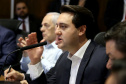 Reunião de secretariado, a pedido do governador Carlos Massa Ratinho Junior, a Controladoria Geral do Estado (GGE) editou uma resolução e solicitou a todos os secretários de Estado a divulgação das suas respectivas agendas nos portais institucionais das pastas. O objetivo é disponibilizar a ferramenta para consulta pública até o começo de março. Curitiba,19/02/2019 Foto:Jaelson Lucas / ANPr