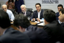 Reunião de secretariado, a pedido do governador Carlos Massa Ratinho Junior, a Controladoria Geral do Estado (GGE) editou uma resolução e solicitou a todos os secretários de Estado a divulgação das suas respectivas agendas nos portais institucionais das pastas. O objetivo é disponibilizar a ferramenta para consulta pública até o começo de março. Curitiba,19/02/2019 Foto:Jaelson Lucas / ANPr