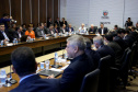 Reunião de secretariado, a pedido do governador Carlos Massa Ratinho Junior, a Controladoria Geral do Estado (GGE) editou uma resolução e solicitou a todos os secretários de Estado a divulgação das suas respectivas agendas nos portais institucionais das pastas. O objetivo é disponibilizar a ferramenta para consulta pública até o começo de março. Curitiba,19/02/2019 Foto:Jaelson Lucas / ANPr