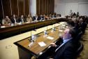 Reunião de secretariado, a pedido do governador Carlos Massa Ratinho Junior, a Controladoria Geral do Estado (GGE) editou uma resolução e solicitou a todos os secretários de Estado a divulgação das suas respectivas agendas nos portais institucionais das pastas. O objetivo é disponibilizar a ferramenta para consulta pública até o começo de março. Curitiba,19/02/2019 Foto:Jaelson Lucas / ANPr