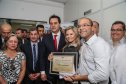 O governador Carlos Massa Ratinho Junior inaugura  a nova sede da Delegacia da Mulher e do Adolescente de São José dos Pinhais, na Região Metropolitana de Curitiba.Foto: Geraldo Bubniak/ANPr