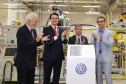 Governador Carlos Massa Ratinho Júnior participa da solenidade de comemoração de 20 anos da Volkswagen no Paraná.  -  São José dos Pinhais, 19/02/2019  -  Foto: José Fernando Ogura/ANPr