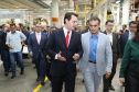 Governador Carlos Massa Ratinho Júnior participa da solenidade de comemoração de 20 anos da Volkswagen no Paraná. - São José dos Pinhais, 19/02/2019 - Foto: Rodrigo Felix Leal/ANPr
