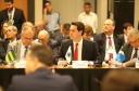 O governador Carlos Massa Ratinho Junior participou nesta quarta-feira (20), em Brasília, do Fórum de Governadores, que reuniu os chefes do Executivo dos 26 Estados e do Distrito Federal.   -  Brasília, 20/02/2019  -  Foto: Rodrigo Félix Leal/ANPr