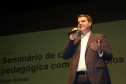 A Secretaria de Educação do Paraná realizou nesta quarta-feira (20), em Curitiba, o Seminário de Cooperação Pedagógica com Município