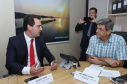 O governador Carlos Massa Ratinho Junior e o secretário de Infraestrutura e Logística, Sandro Alex, levaram nesta quarta-feira (20) ao Secretário Nacional de Transportes Terrestres, Jamil Megid Junior, a proposta de inclusão das rodovias PR-092 (Norte Pioneiro), PR-323 (Noroeste), PR-280 (Sudoeste), além da ligação entre Campo Mourão e Guarapuava, no pacote de concessões do governo federal. A reunião do grupo de trabalho aconteceu em Brasília. Foto: Rodrigo Felix Leal/ANPr