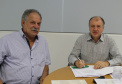 O secretário do Desenvolvimento Urbano (SEDU), João Carlos Ortega, autorizou nesta quarta-feira (20) duas homologações e duas licitações para obras nos municípios de Rio Azul, Engenheiro Beltrão, Ivatuba e de Jandaia do Sul. O valor total autorizado chega a R$ 2,86 milhões com recursos do Sistema de Financiamento aos Municípios (SFM), sendo que só das licitações são R$ 351,82 mil. -  Curitiba, 20/01/2019  -  Foto: Divulgação SEDU