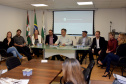 A Secretaria de Estado da Saúde em Curitiba, uma reunião para alinhamento das estratégias de controle da febre amarela. Além do Paraná, participam representantes de Santa Catarina, Rio Grande do Sul e de São Paulo, além do Ministério da Saúde e da Organização Panamericana de Saúde (Opas), com o apoio do Conselho Nacional de Secretários da Saúde. -  Curitiba, 21/02/2019  -  Foto: Divulgação SESA