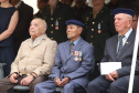Os 74 anos da Tomada de Monte Castelo, batalha no Norte da Itália que marcou a participação da Força Expedicionária Brasileira (FEB) na Segunda Guerra Mundial, foram lembrados nesta quinta-feira (21/2), em cerimônia no Museu do Expedicionário, em Curitiba. O governador Carlos Massa Ratinho Junior participou no evento, junto com quatro expedicionários e familiares dos pracinhas. - Curitiba, 21/02/2019 - Foto: Rodrigo Félix Leal/ANPr