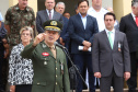 Os 74 anos da Tomada de Monte Castelo, batalha no Norte da Itália que marcou a participação da Força Expedicionária Brasileira (FEB) na Segunda Guerra Mundial, foram lembrados nesta quinta-feira (21/2), em cerimônia no Museu do Expedicionário, em Curitiba. O governador Carlos Massa Ratinho Junior participou no evento, junto com quatro expedicionários e familiares dos pracinhas. - Curitiba, 21/02/2019 - Foto: Rodrigo Félix Leal/ANPr