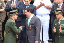 Os 74 anos da Tomada de Monte Castelo, batalha no Norte da Itália que marcou a participação da Força Expedicionária Brasileira (FEB) na Segunda Guerra Mundial, foram lembrados nesta quinta-feira (21/2), em cerimônia no Museu do Expedicionário, em Curitiba. O governador Carlos Massa Ratinho Junior participou no evento, junto com quatro expedicionários e familiares dos pracinhas. - Curitiba, 21/02/2019 - Foto: Rodrigo Félix Leal/ANPr