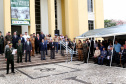 O governador Carlos Massa Ratinho Junior particip da cerimônia que comemora o 74º aniversário da tomada de Monte Castelo, na Itália, pela Força Expedicionária Brasileira, na Segunda Guerra Mundial. Foto: Gilson Abreu/ANPr