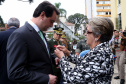 O governador Carlos Massa Ratinho Junior particip da cerimônia que comemora o 74º aniversário da tomada de Monte Castelo, na Itália, pela Força Expedicionária Brasileira, na Segunda Guerra Mundial. Foto: Gilson Abreu/ANPr