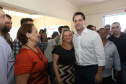 Governador Carlos Massa Ratinho Júnior participa da posse da diretoria da Associação dos Municípios do Norte Pioneiro (Amunorp), em Pinhalão, no Clube Aerp. - Pinhalão 22/02/2019 - Foto: Rodrigo Félix Leal/ANPr