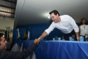 Governador Carlos Massa Ratinho Júnior participa da posse da diretoria da Associação dos Municípios do Norte Pioneiro (Amunorp), em Pinhalão, no Clube Aerp. - Pinhalão 22/02/2019 - Foto: Rodrigo Félix Leal/ANPr
