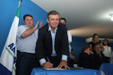  Na solenidade, o governador e o secretário de Desenvolvimento Urbano, João Carlos Ortega, assinaram a autorização para duas licitações. Para Wenceslau Braz, serão repassados R$ 294 mil para aquisição de um caminhão de coleta de lixo.  - Pinhalão 22/02/2019 - Foto: Rodrigo Félix Leal/ANPr