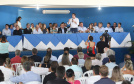 Governador Carlos Massa Ratinho Júnior participa da posse da diretoria da Associação dos Municípios do Norte Pioneiro (Amunorp), em Pinhalão, no Clube Aerp. - Pinhalão 22/02/2019 - Foto: Rodrigo Félix Leal/ANPr
