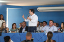 Governador Carlos Massa Ratinho Júnior participa da posse da diretoria da Associação dos Municípios do Norte Pioneiro (Amunorp), em Pinhalão, no Clube Aerp. - Pinhalão 22/02/2019 - Foto: Rodrigo Félix Leal/ANPr