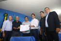 Governador Carlos Massa Ratinho Júnior participa da posse da nova diretoria da Associação dos Municípios do Norte Pioneiro (Amunorpi). O prefeito de Pinhalão, Sérgio Rodrigues é o presidente da Associação.  -  Pinhalão, 22/01/2019  -  Foto: Jaelson Lucas/ANPr