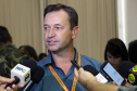 Para o Carnaval, os serviços serão intensificados. “Pela parte da distribuição de energia elétrica, a Copel está com equipes reforçadas, buscando restabelecer a energia o mais rápido possível, caso haja alguma queda de luz agora no Carnaval”, explica o gerente do Departamento de Serviços da Região Metropolitana e Litoral, Sidnei Garsztka.Foto: Soldado Amanda Morais