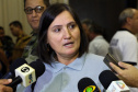O Departamento de Estradas e Rodagem (DER) atuou na fiscalização de veículos nas rodovias estaduais. Desde o início da Operação Verão, em dezembro, até agora foram lavradas 201 notificações de trânsito e abordadas 2.612 pessoas. “O nosso objetivo é coibir os veículos clandestinos, por isso fazemos fiscalizações regularmente”, explica a gerente de fiscalização do DER, Elisabete Bozza.Foto: Soldado Amanda Morais
