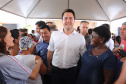 Quarenta e nove famílias de Florestópolis, município da região Norte do Paraná, concretizaram nesta sexta-feira (22) o sonho da casa própria. Elas vão morar no Residencial José Alves dos Santos, inaugurado pelo governador Carlos Massa Ratinho Junior, pelo presidente da Companhia de Habitação do Paraná (Cohapar), Jorge Lange, e o prefeito Nelson Correia Junior. - Florestópolis, 22/01/2019 - Foto: José Fernando Ogura/ANPr