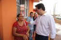 Quarenta e nove famílias de Florestópolis, município da região Norte do Paraná, concretizaram nesta sexta-feira (22) o sonho da casa própria. Elas vão morar no Residencial José Alves dos Santos, inaugurado pelo governador Carlos Massa Ratinho Junior, pelo presidente da Companhia de Habitação do Paraná (Cohapar), Jorge Lange, e o prefeito Nelson Correia Junior. - Florestópolis, 22/01/2019 - Foto: José Fernando Ogura/ANPr