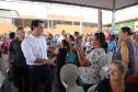 Quarenta e nove famílias de Florestópolis, município da região Norte do Paraná, concretizaram nesta sexta-feira (22) o sonho da casa própria. Elas vão morar no Residencial José Alves dos Santos, inaugurado pelo governador Carlos Massa Ratinho Junior, pelo presidente da Companhia de Habitação do Paraná (Cohapar), Jorge Lange, e o prefeito Nelson Correia Junior. - Florestópolis, 22/01/2019 - Foto: José Fernando Ogura/ANPr