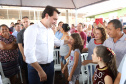 Quarenta e nove famílias de Florestópolis, município da região Norte do Paraná, concretizaram nesta sexta-feira (22) o sonho da casa própria. Elas vão morar no Residencial José Alves dos Santos, inaugurado pelo governador Carlos Massa Ratinho Junior, pelo presidente da Companhia de Habitação do Paraná (Cohapar), Jorge Lange, e o prefeito Nelson Correia Junior. - Florestópolis, 22/01/2019 - Foto: José Fernando Ogura/ANPr