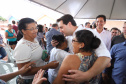 Quarenta e nove famílias de Florestópolis, município da região Norte do Paraná, concretizaram nesta sexta-feira (22) o sonho da casa própria. Elas vão morar no Residencial José Alves dos Santos, inaugurado pelo governador Carlos Massa Ratinho Junior, pelo presidente da Companhia de Habitação do Paraná (Cohapar), Jorge Lange, e o prefeito Nelson Correia Junior. - Florestópolis, 22/01/2019 - Foto: José Fernando Ogura/ANPr