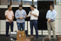 O governador Carlos Massa Ratinho Jr entregou nesta sexta(22) novas viaturas, aparelhos etolométricos e coletes balísticos às unidades da Polícia Militar que pertencem ao 2 Comando Regional - Londrina e região. Londrina,22/02/2019 -  Foto: Rodrigo Félix Leal/ANPr