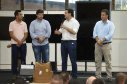 O governador Carlos Massa Ratinho Jr entregou nesta sexta(22) novas viaturas, aparelhos etolométricos e coletes balísticos às unidades da Polícia Militar que pertencem ao 2 Comando Regional - Londrina e região. Londrina,22/02/2019 -  Foto: Rodrigo Félix Leal/ANPr
